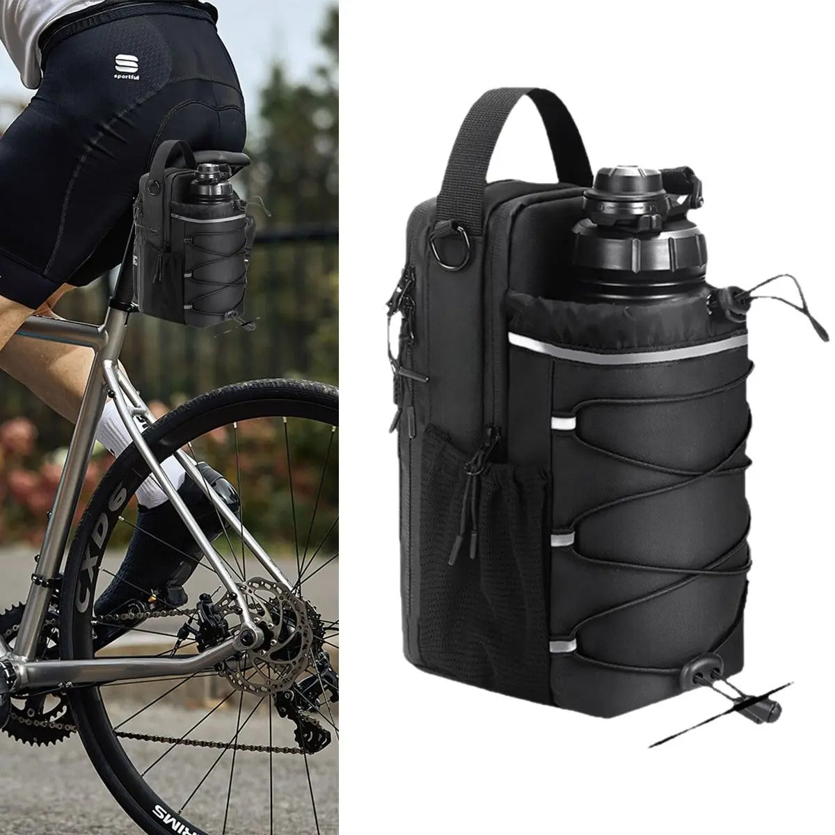 Fitness Magnetic Water Bottle Bag