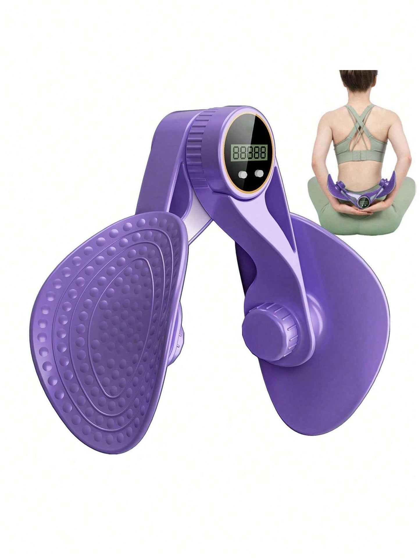 Inner Thigh & Pelvic Floor Trainer – 3 Intensity Levels with LED Counter