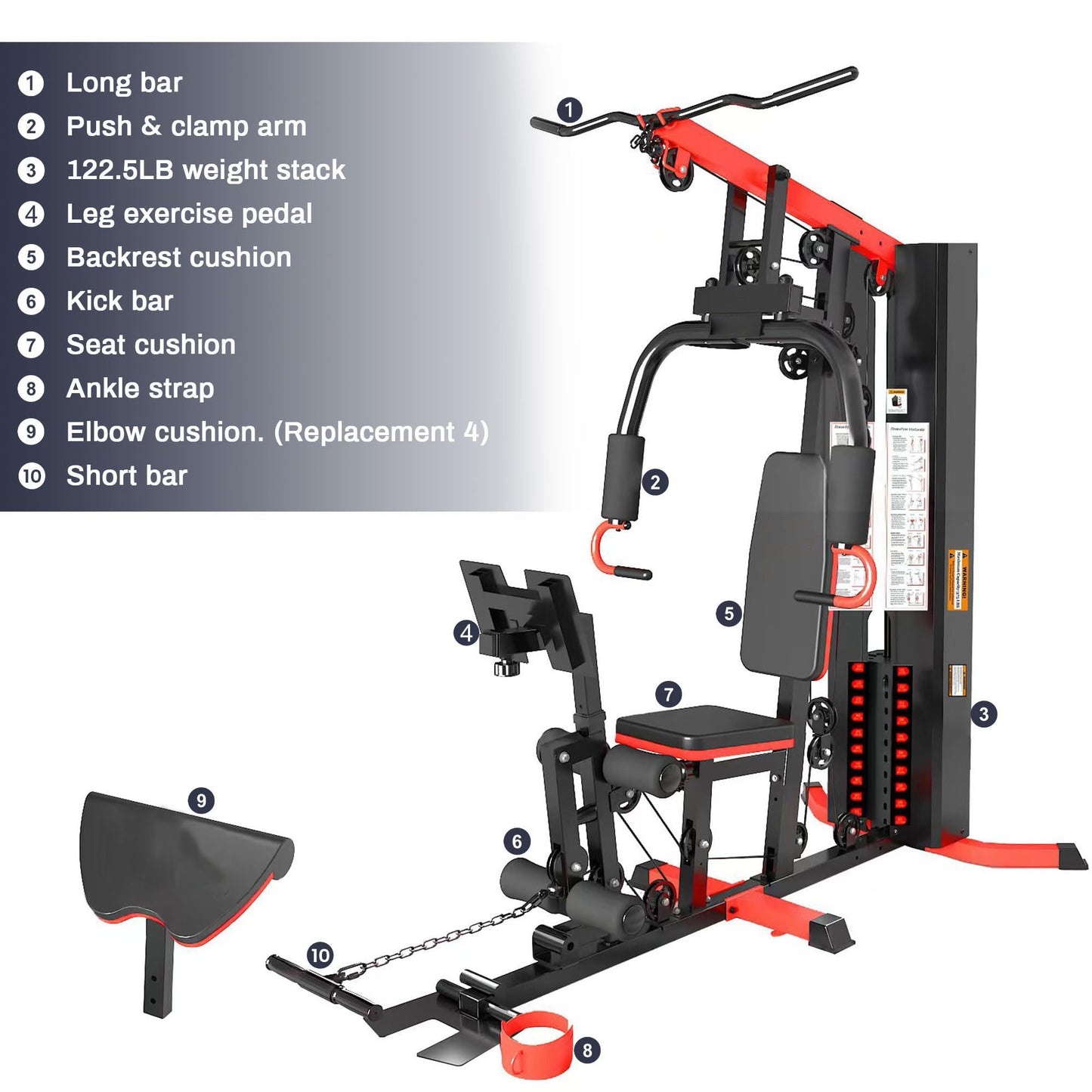 Heavy Duty Home Gym – 3‑Piece Strength Training Combination (Self Pickup Only)