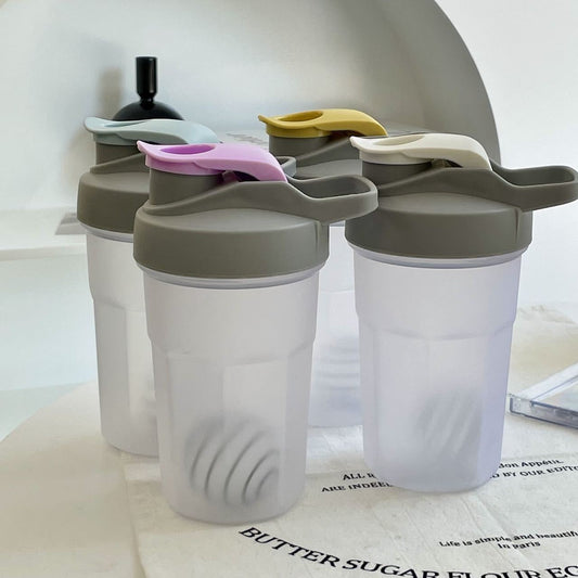 400ml Portable Protein Shaker Cup | Lightweight PP Mixing Bottle with Flip Lid