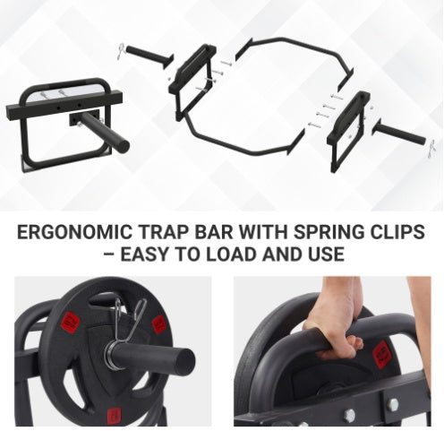 Olympic Hex Weightlifting Bar – 2‑inch, 500 lb Capacity (Self Pickup Only)